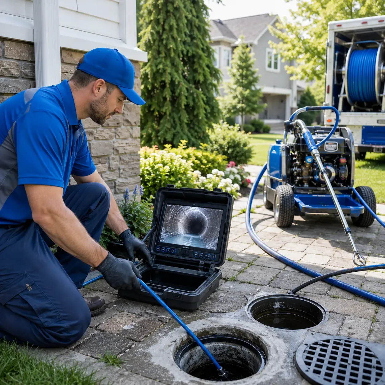 Outdoor drain cleaning professionals serving Macksburg, OH