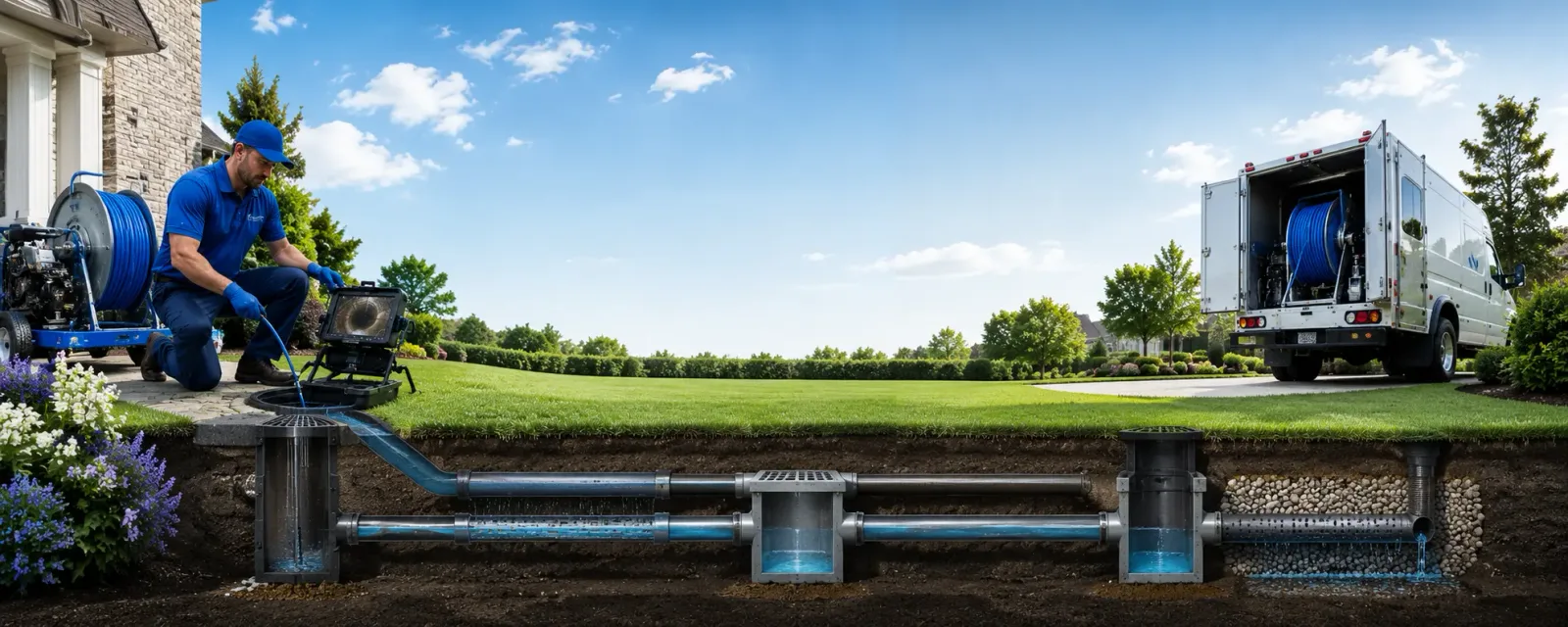 Outdoor drain cleaning information for Macksburg, OH